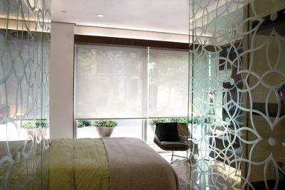 Sistemas de enrollables, Customer Fabrics, Room shot "Residence 8", Shanghai, China