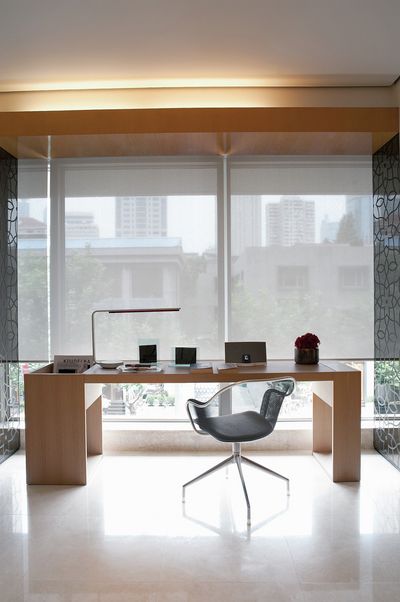 Sistemas de enrollables, Customer Fabrics, Room shot "Residence 8", Shanghai, China