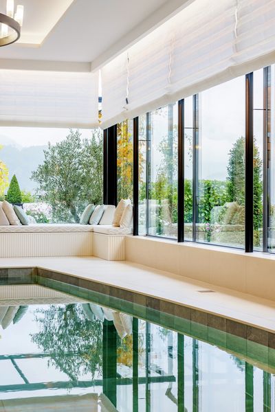 Roman Blind Systems, SG 2360, Colorama 2, Villa at the lake, Lucerne, Switzerland