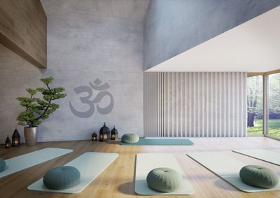 Sistemas de rieles, SG 3870, Yoga room, recessed curtain track